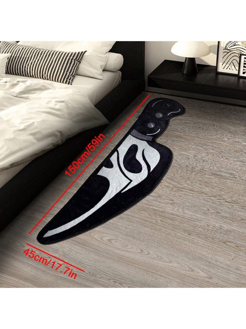 Alfombra antideslizante en forma de cuchillo con diseño de Ghostface - Imagen 3