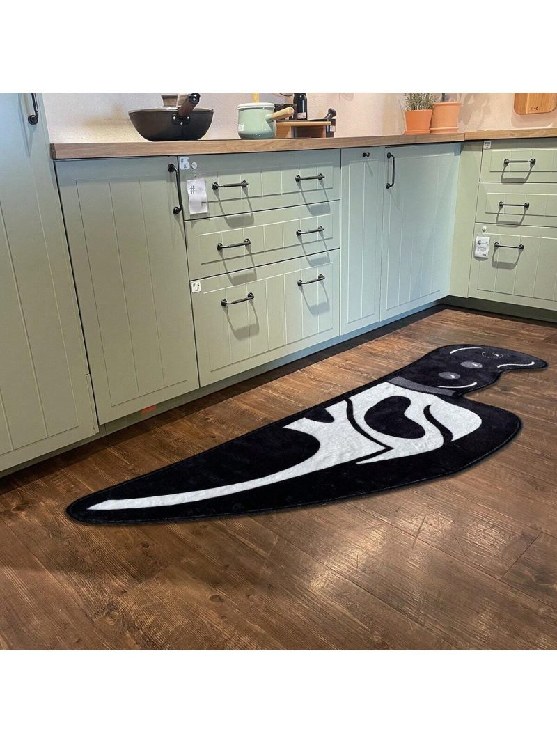 Alfombra antideslizante en forma de cuchillo con diseño de Ghostface - Imagen 6
