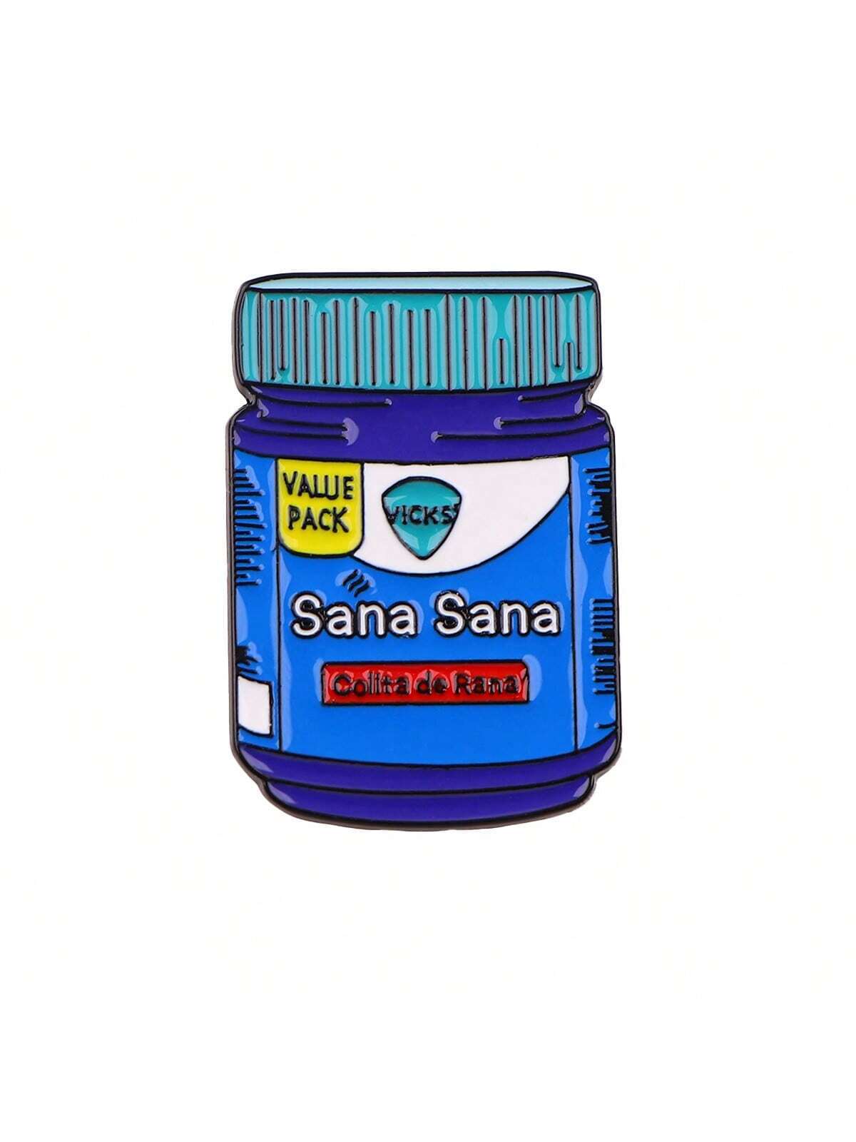 Pin "Sana Sana Colita de Rana" forma de envase Vicks