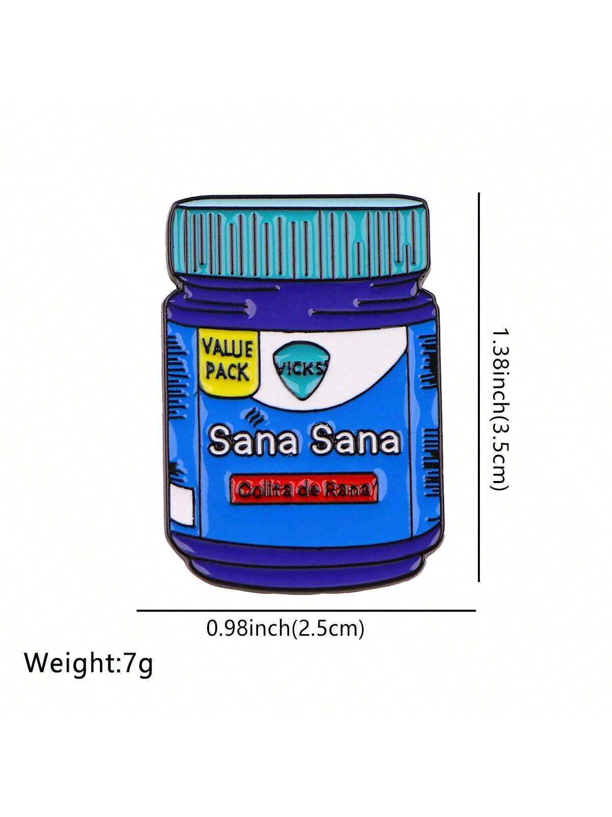 Pin "Sana Sana Colita de Rana" forma de envase Vicks - Imagen 2