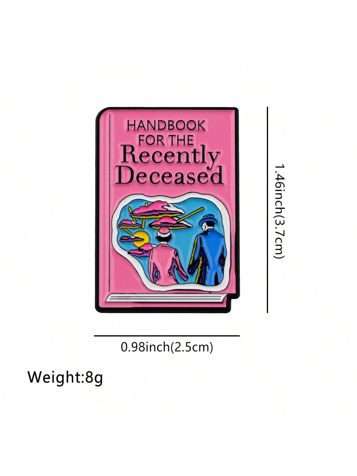 Pin inspirado en el “Manual para los Fallecidos Recientes“ de Beetlejuice - Imagen 5